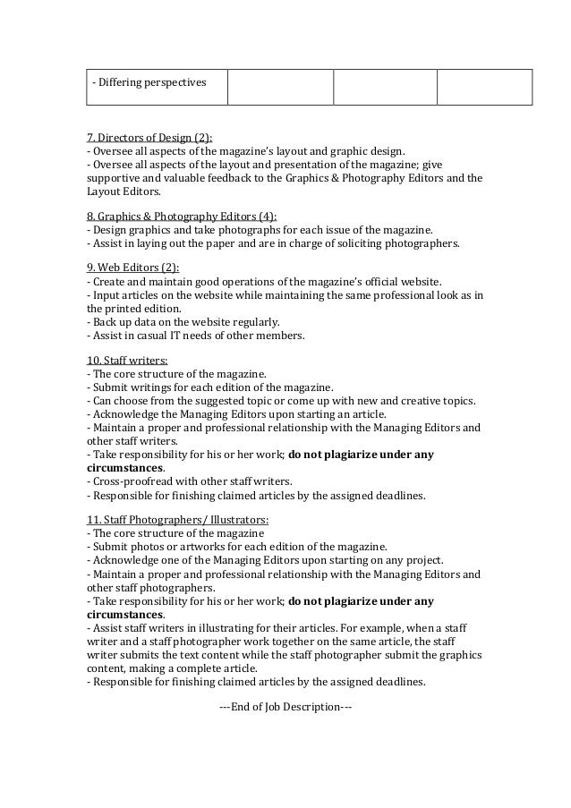 Layout Designer Job Description | image gallery layout designer job description Layout Designer Job Description | image gallery layout designer job description